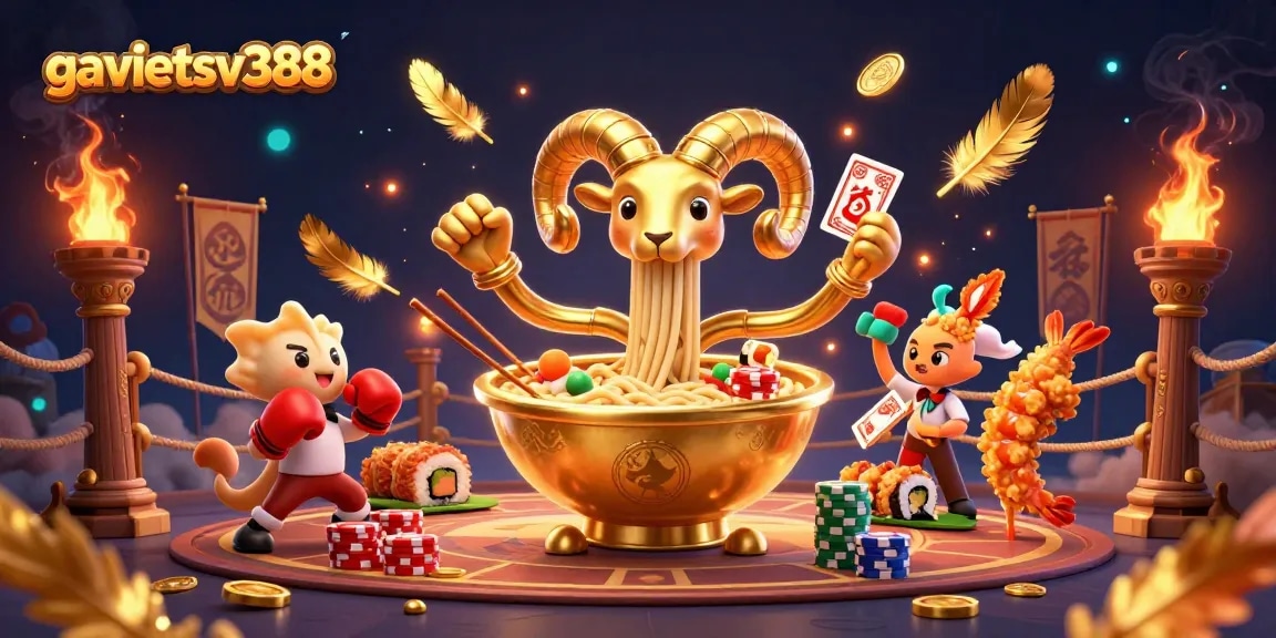 Join the fun at gavietsv388 with vibrant characters and a dynamic gambling scene.