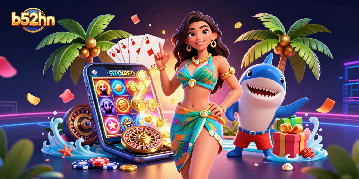 Experience exciting gameplay with b52hn showcasing vibrant casino elements and engaging characters.