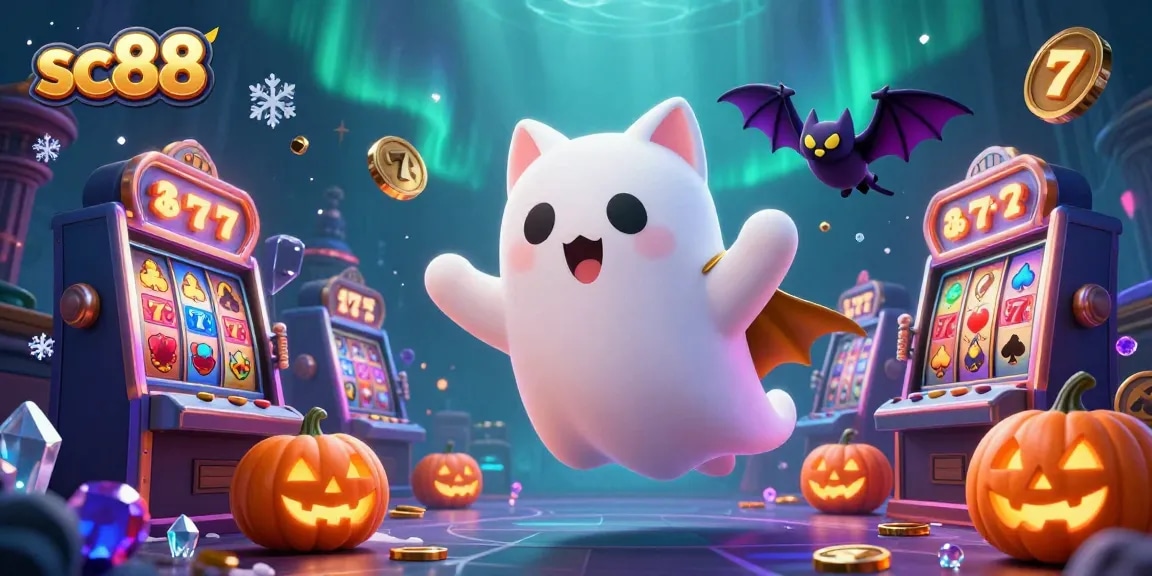 Engage with sc88's vibrant casino adventure featuring immersive ghostly characters and gaming elements.