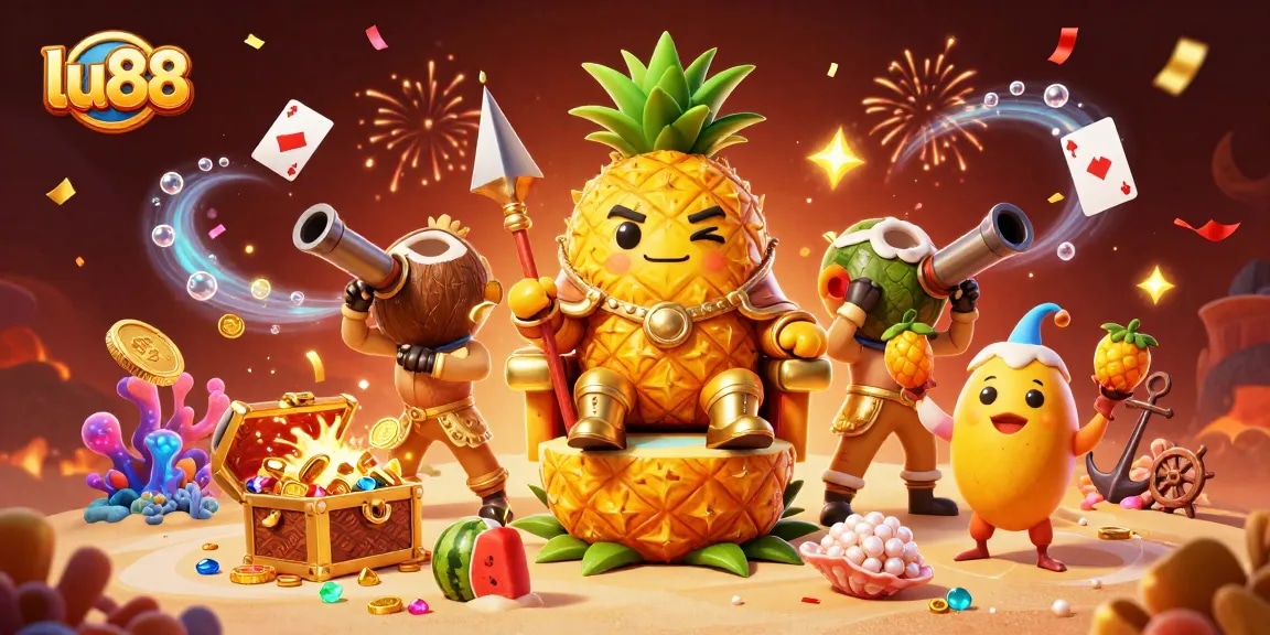 Spin to win with lu88 - vibrant 3D casino scene featuring engaging characters and dynamic action.