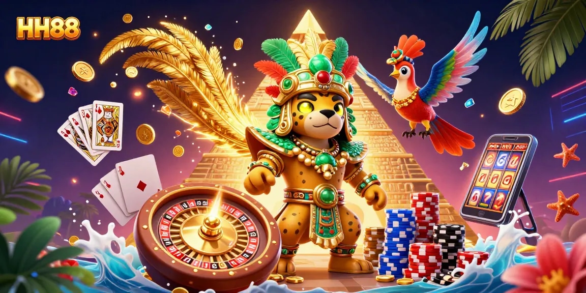 Experience thrilling gameplay at HH88 with vibrant casino elements and dynamic gaming action.