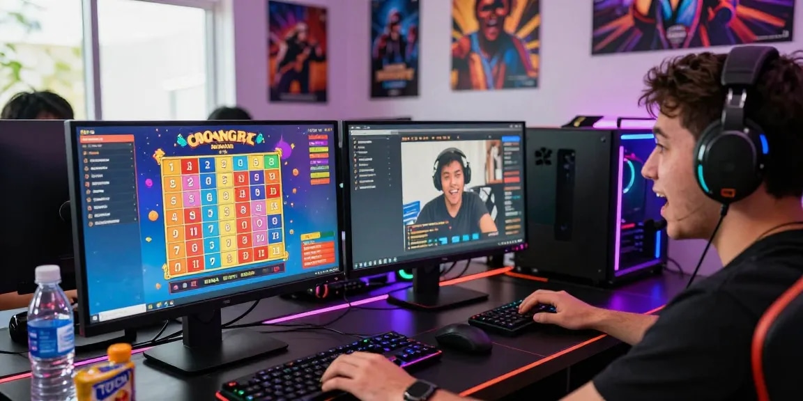 Exciting online gaming scene showcasing Pasaran Togel Terlengkap with vibrant graphics and enthusiastic player.