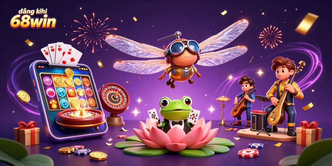 Engage in thrilling game action by registering with đăng ký 68win at the vibrant lily pad casino.