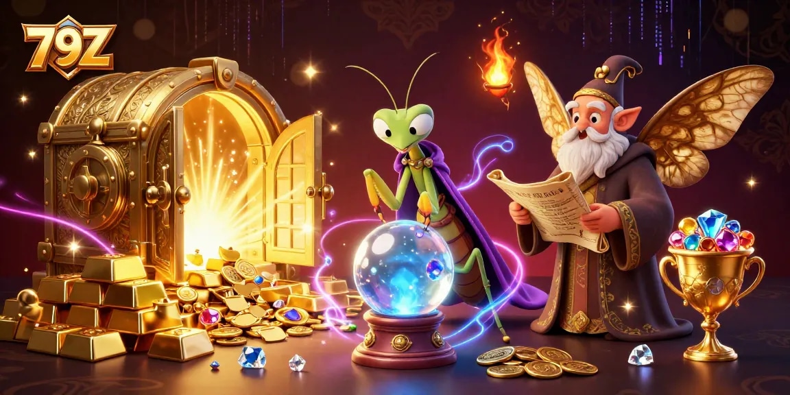 Experience thrilling betting with 79Z at a vibrant online casino featuring mystical elements and treasures.