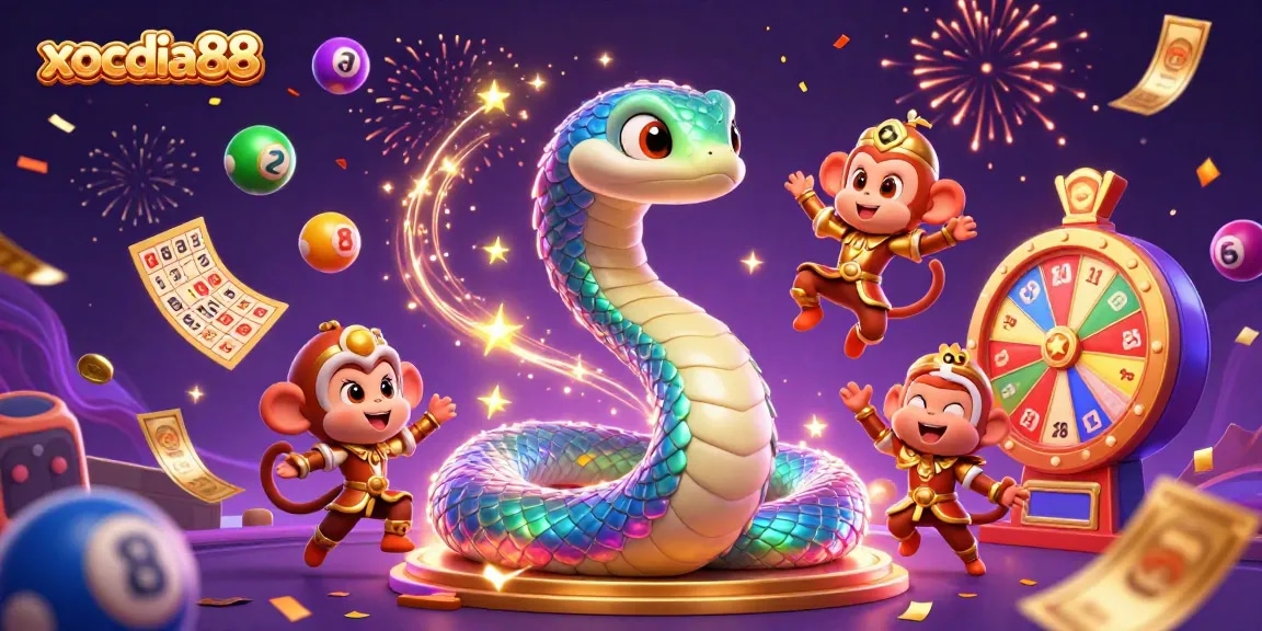 Xocdia88 offers a vibrant online gaming experience with colorful lottery elements and dynamic energy.