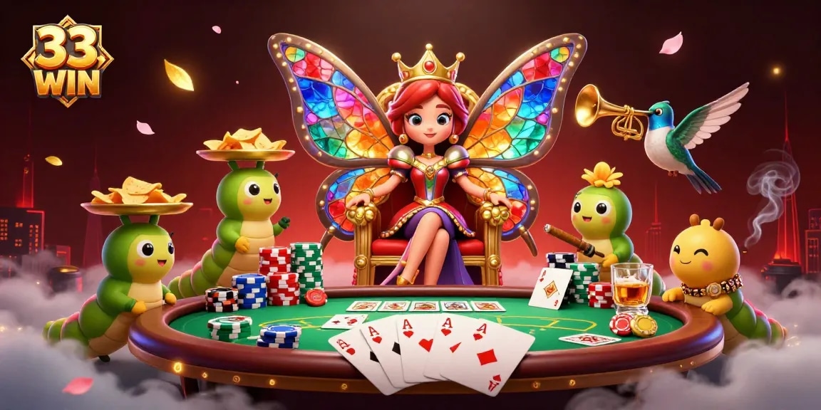 Join the thrilling action of 33 WIN poker with vibrant characters and rich gameplay
