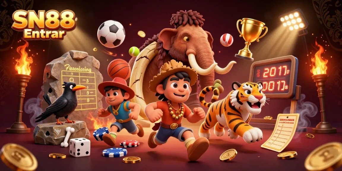 Engage with SN88 Entrar for thrilling sports betting action in a vibrant casino setting.