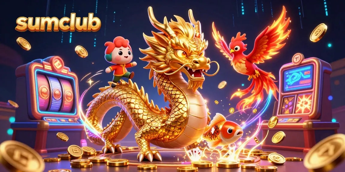 Engage in thrilling slot gaming at sumclub with vibrant visuals and exciting symbols.