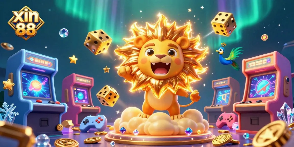 Engage with xin 88's thrilling casino experience featuring vibrant 3D gaming elements.