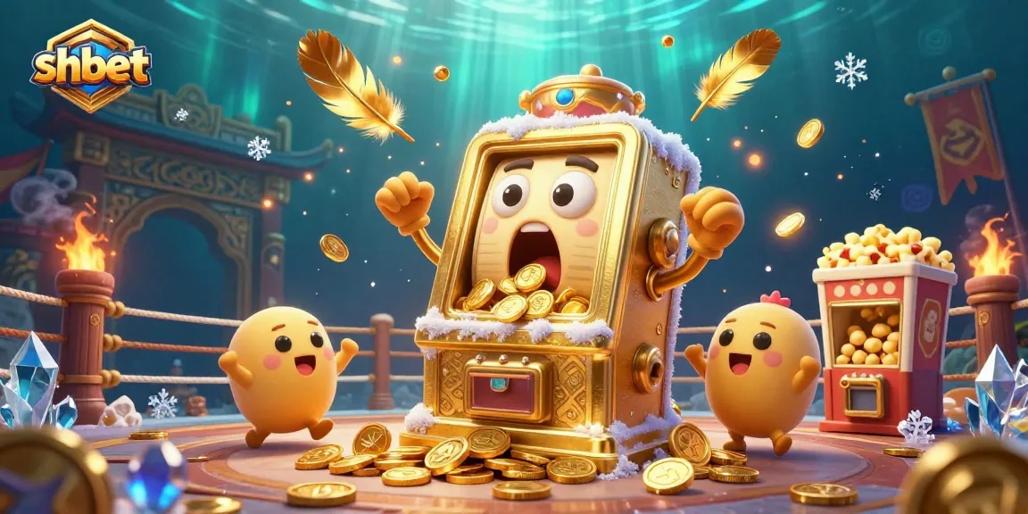 Hit the jackpot at shbet with vibrant slot machines cheering and gold coins flying in excitement.