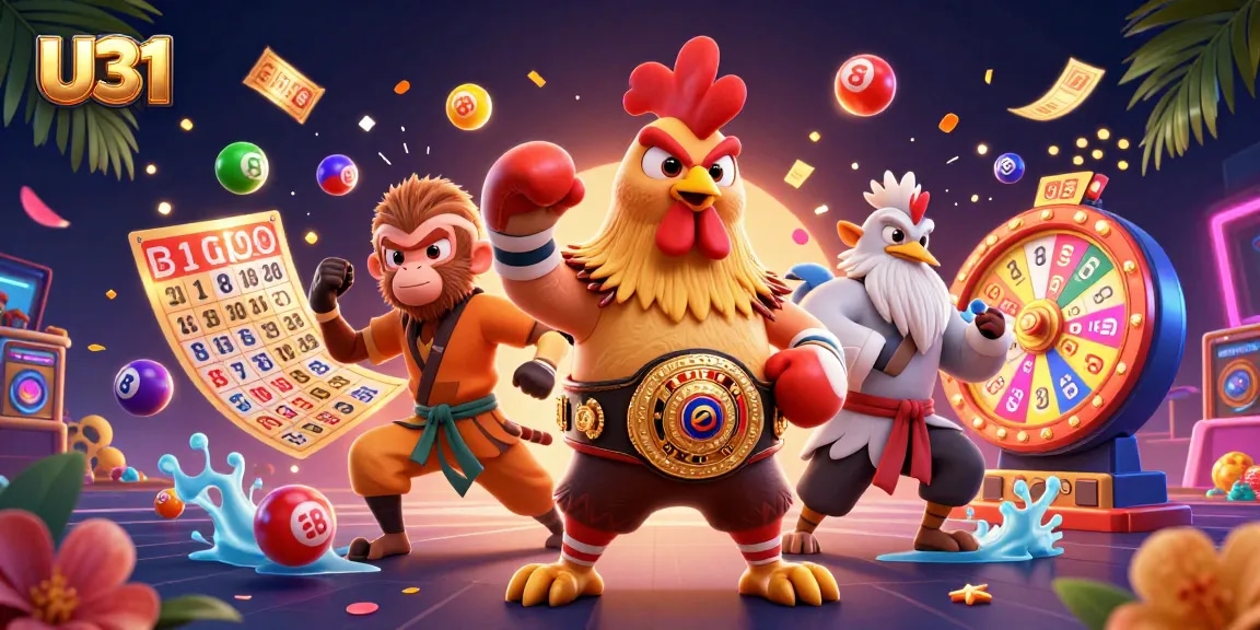 Experience thrilling gameplay at U31 with vibrant animations and characters in action.