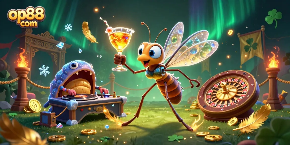 Experience thrilling gameplay with op88 com featuring a lively casino scene with intricate characters and rich details.