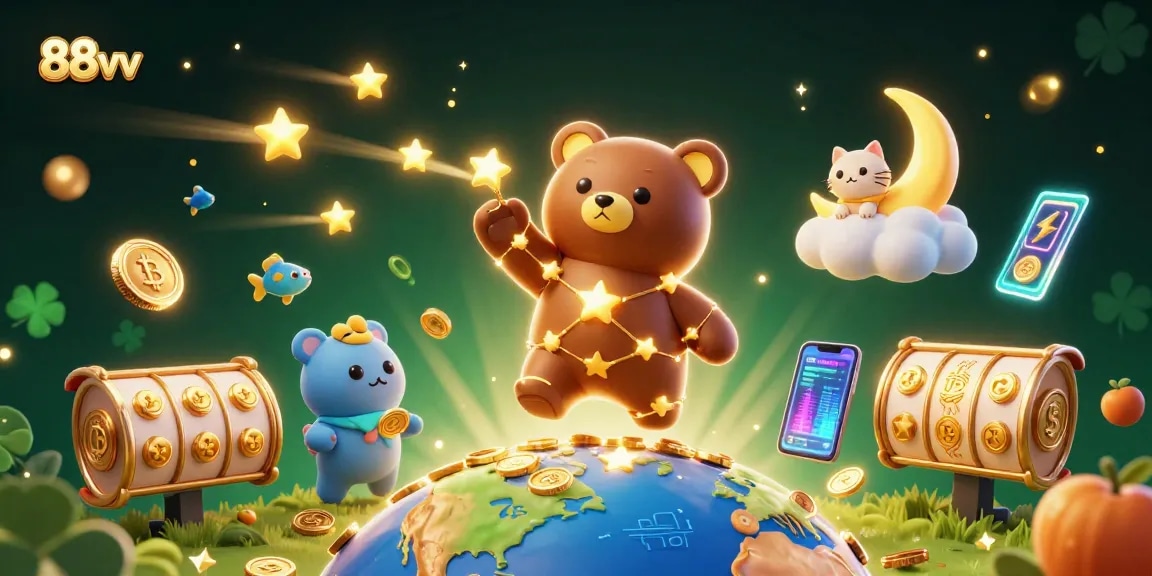 Experience thrilling casino fun with the magical 88vv constellation bear and dynamic gaming elements.