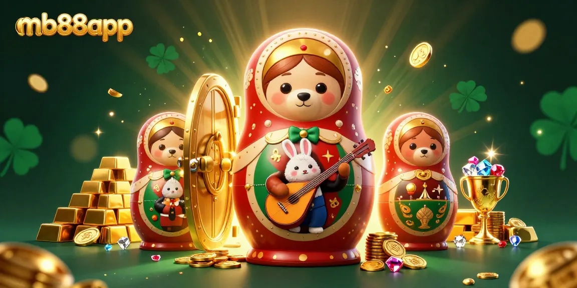 Experience exclusive games and thrills at mb88app with vibrant casino characters and riches.