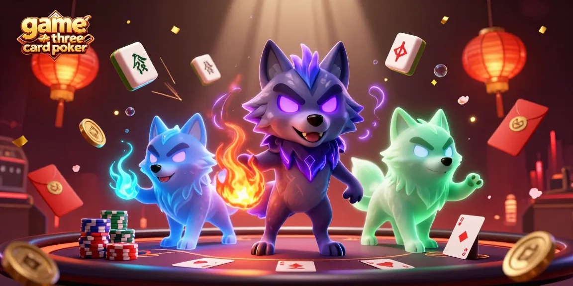 Experience thrilling action in the game three card poker with dynamic animations and vibrant characters.