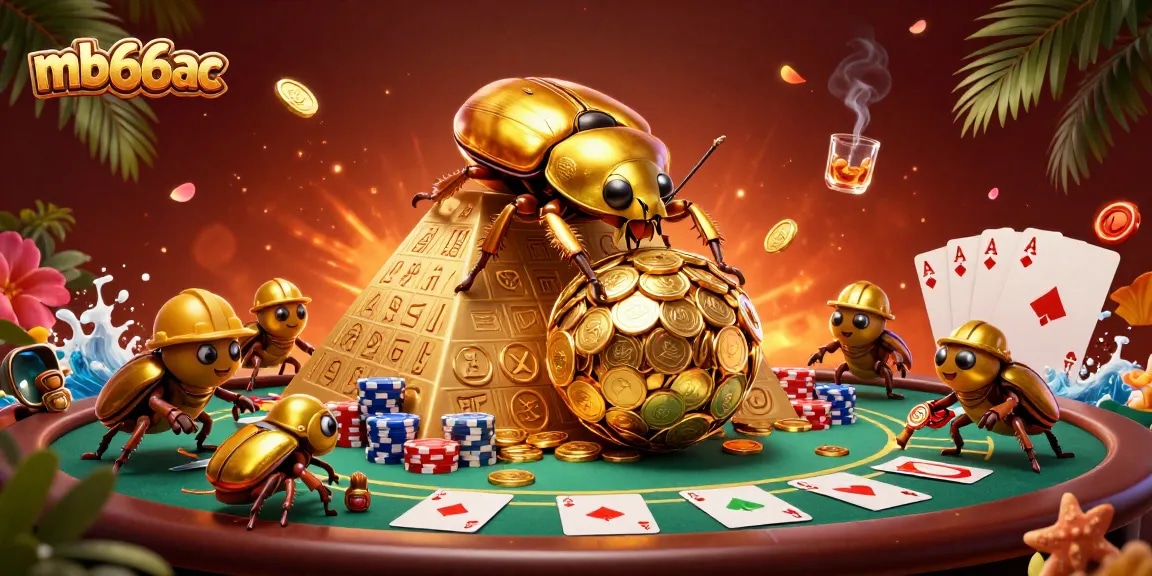 Experience the thrill at mb66ac with dynamic gaming action showcasing vibrant poker elements.