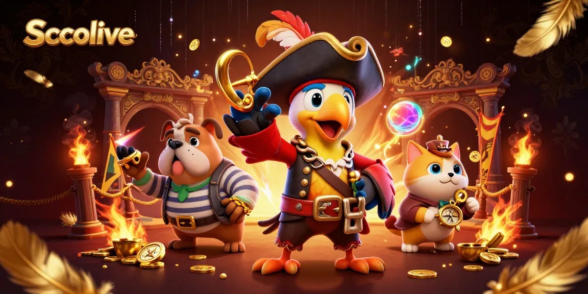 Socolive showcases thrilling online gambling with dynamic pirate characters and gold-filled adventure.