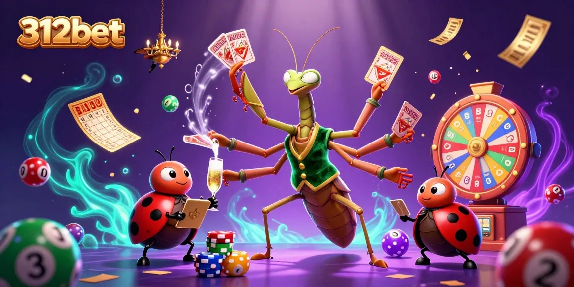 Experience exciting gaming with 312bet featuring vibrant casino characters and dynamic elements.