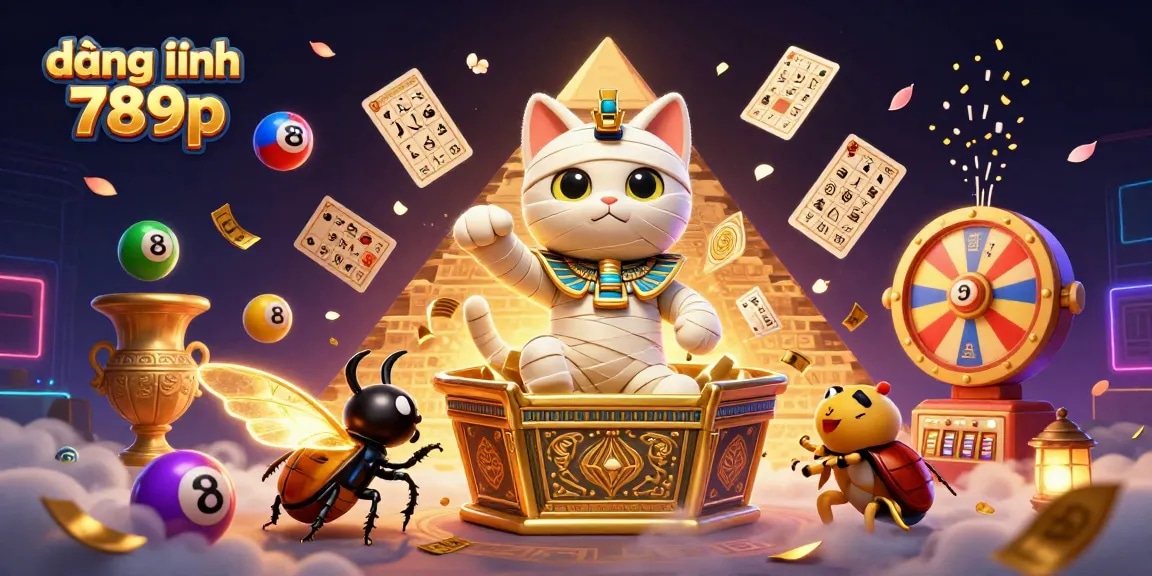 Engage with đăng nhập 789p at the vibrant online casino featuring dynamic gambling elements and Egyptian-themed characters.