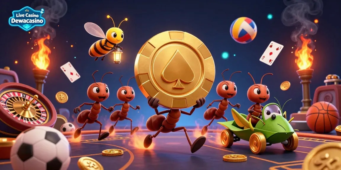 Experience thrilling gameplay at Live Casino Dewacasino with engaging dealers and vibrant casino elements.