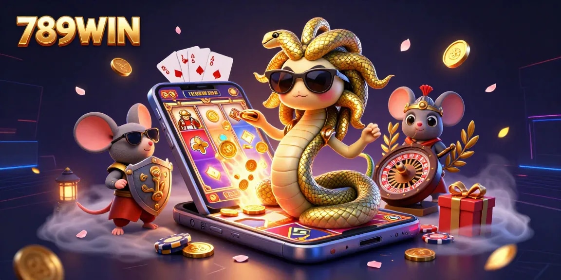 Experience exciting gaming moments at 789WIN with interactive slots and friendly characters.