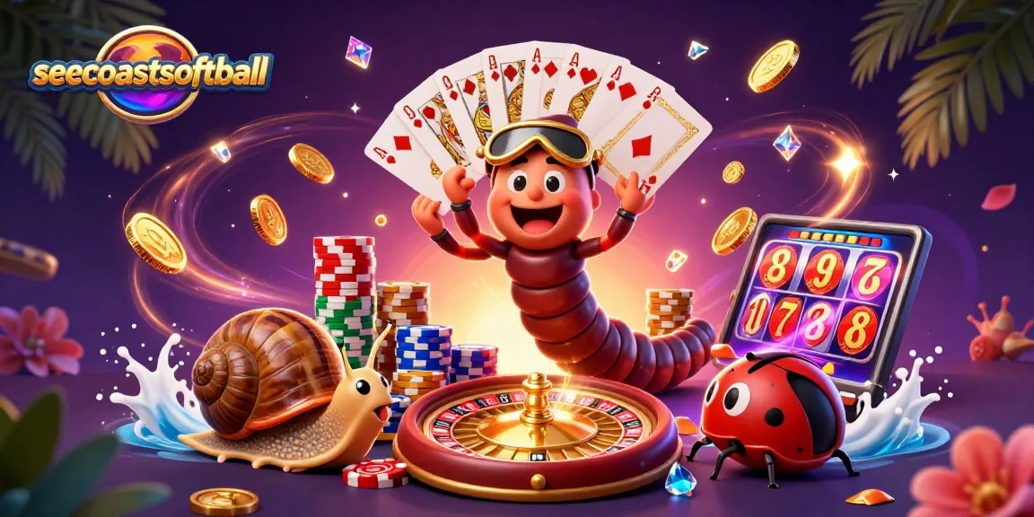 Experience thrilling moments at seacoastsoftball with vibrant casino characters and dynamic gameplay elements.