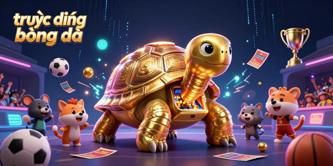 Engage in trực tiếp bóng đá with dynamic sports elements and energetic illustration portraying excitement of live betting.