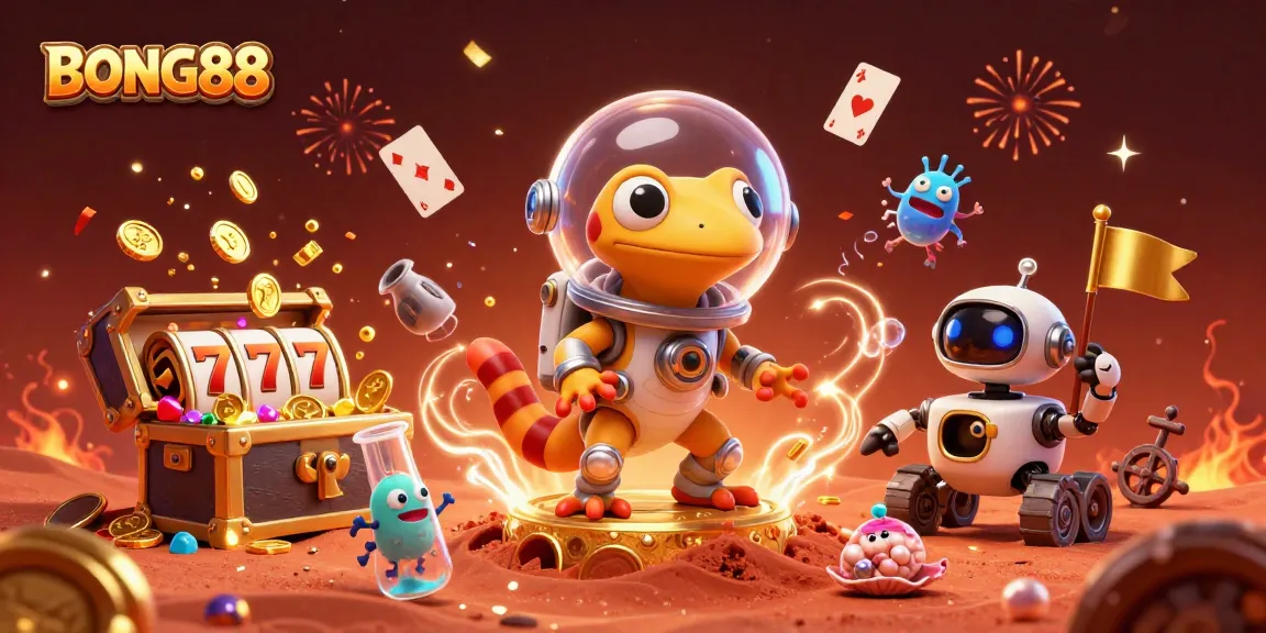 Experience BONG88's thrilling casino adventure with dynamic treasures and vibrant 3D design.