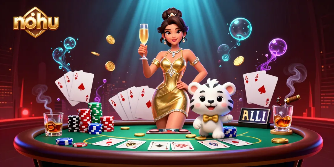 Nohu Rooftop Bar's vibrant atmosphere showcasing glamour and excitement in a lively casino scene.