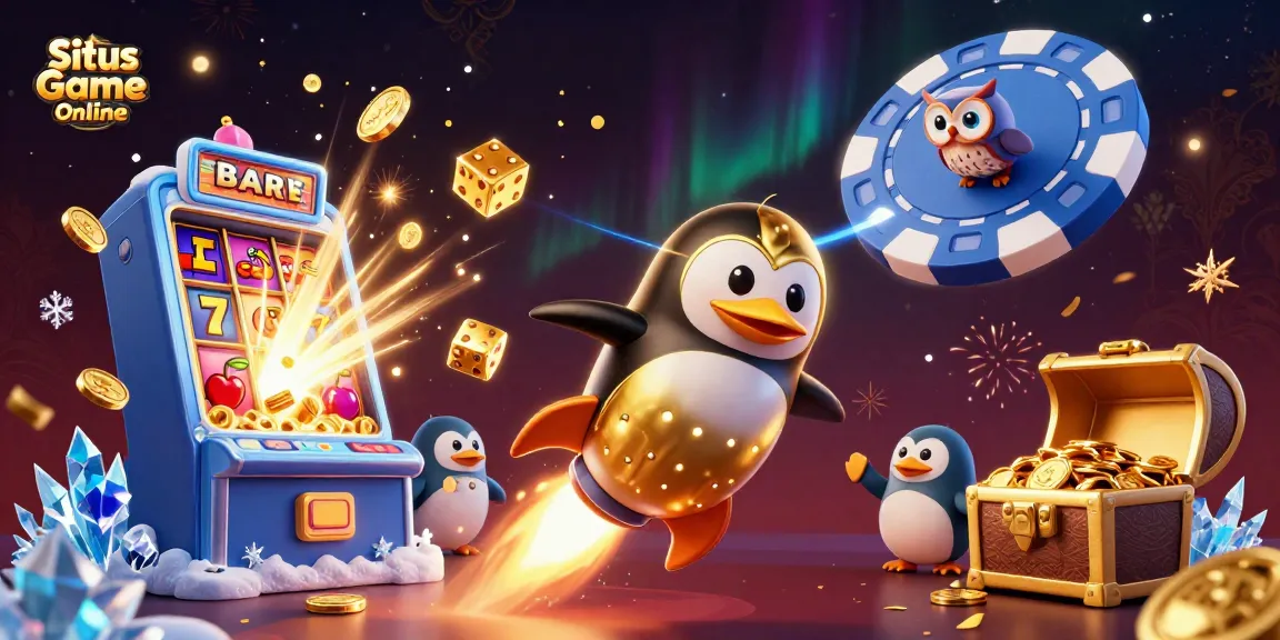 Experience thrilling gameplay at Situs Game Online with an exciting 3D scene capturing casino energy.