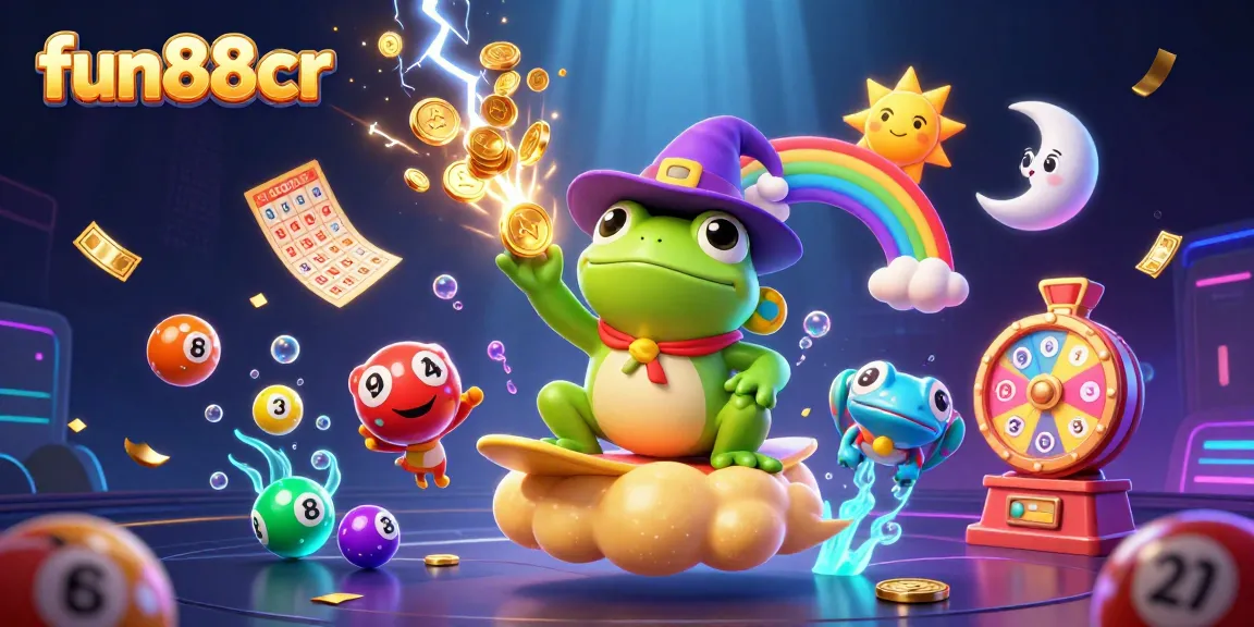 Experience fun88cr with an exciting storm of coins, gaming elements, and vibrant characters in action.