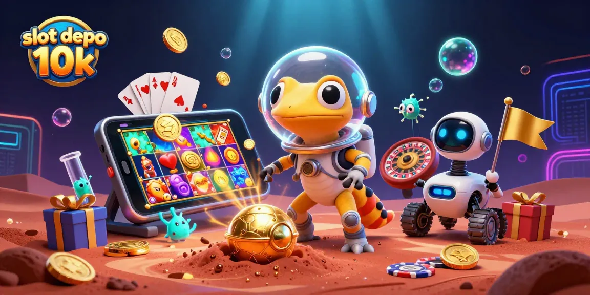 Engage in thrilling gameplay with slot depo 10k as a Martian gecko uncovers a hidden casino.