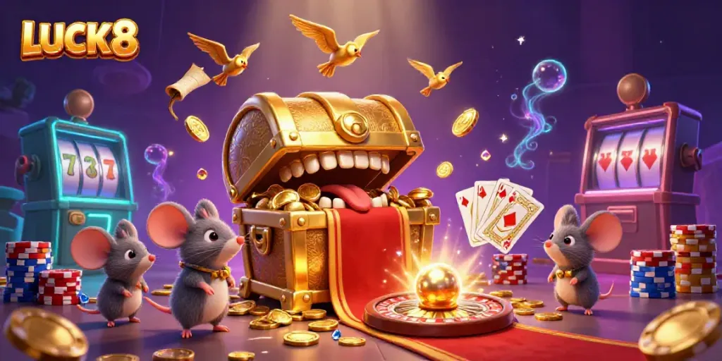 Experience thrilling jackpots and immersive gameplay at LUCK8 with vibrant, captivating characters!