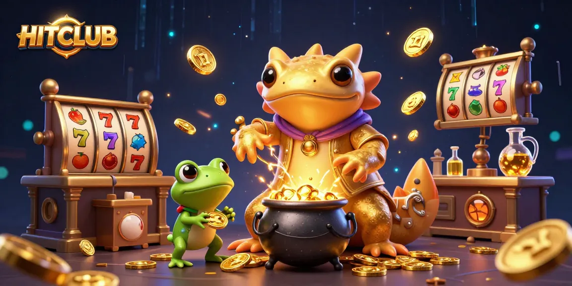 Experience thrilling gameplay at HITCLUB by engaging with immersive slot machines and live action.