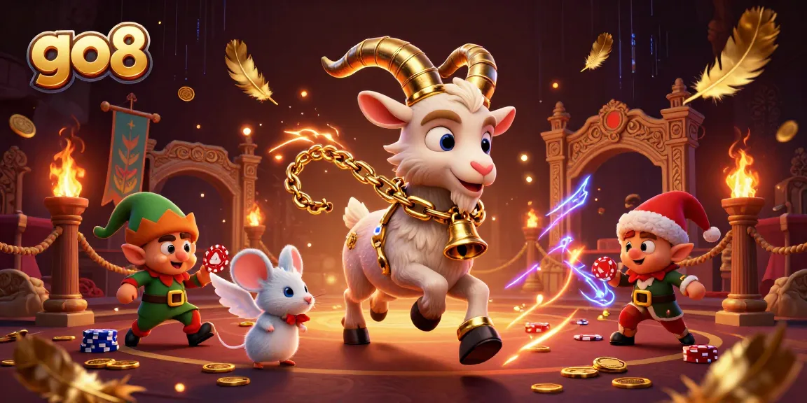Experience go8's thrilling holiday-horror casino with Krampus, angel mouse, and mischievous elves.
