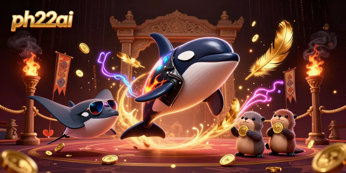 Experience thrilling gameplay at ph22ai, featuring a lively scene with sea creatures and vibrant gambling elements.
