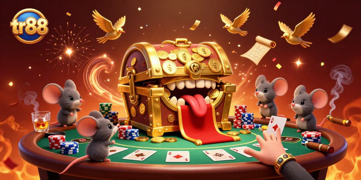 Engage in thrilling gameplay at tr88 with our vibrant casino scene showcasing poker excitement.