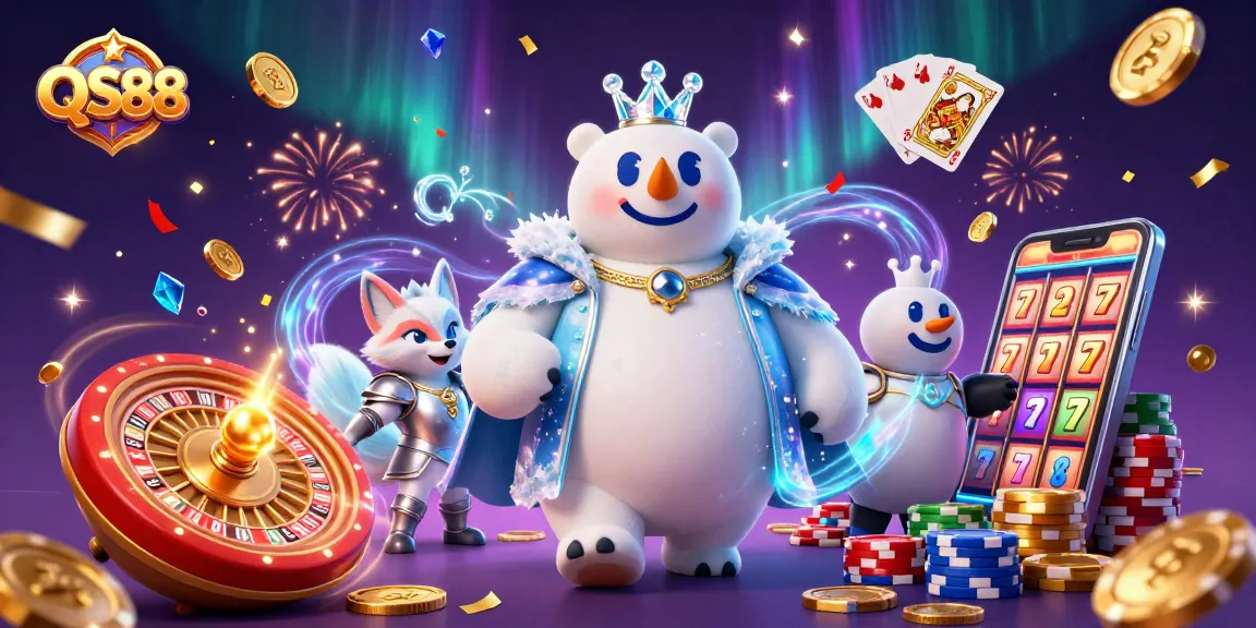 Experience thrilling gameplay at QS88 with vibrant casino elements and a magical atmosphere.