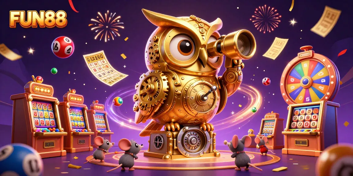 Watch FUN88's engaging 3D casino scene with participating characters enhancing the gaming experience.