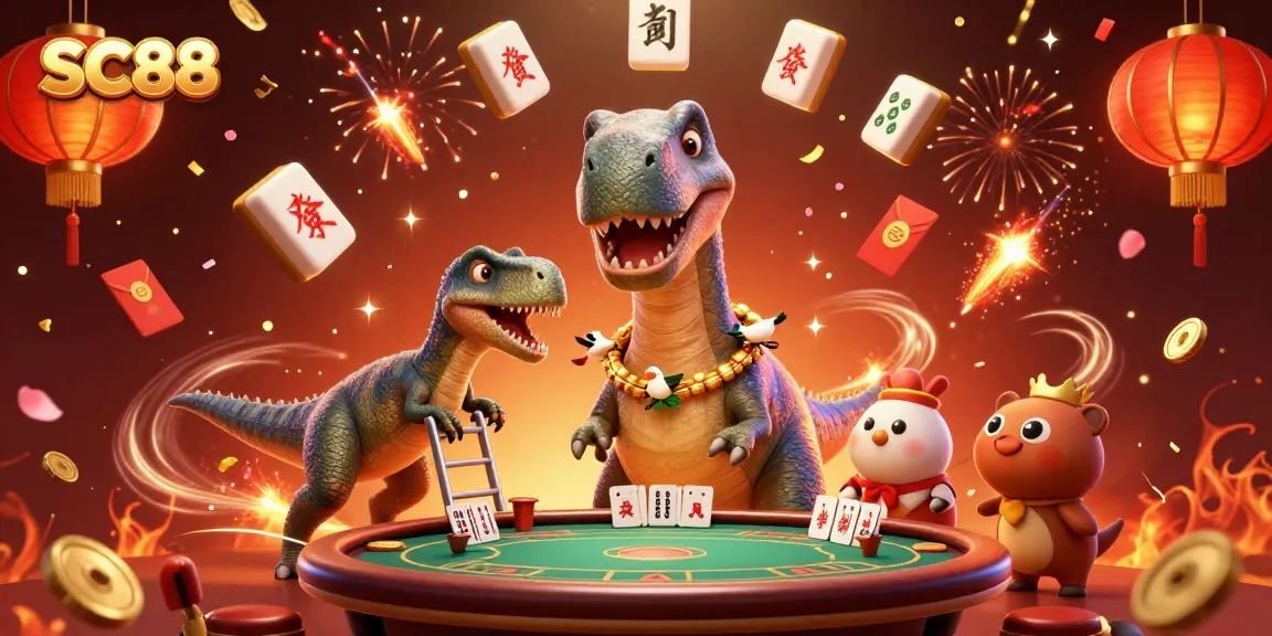 Engage with SC88's thrilling experience in a vibrant casino scene featuring dynamic gaming elements.