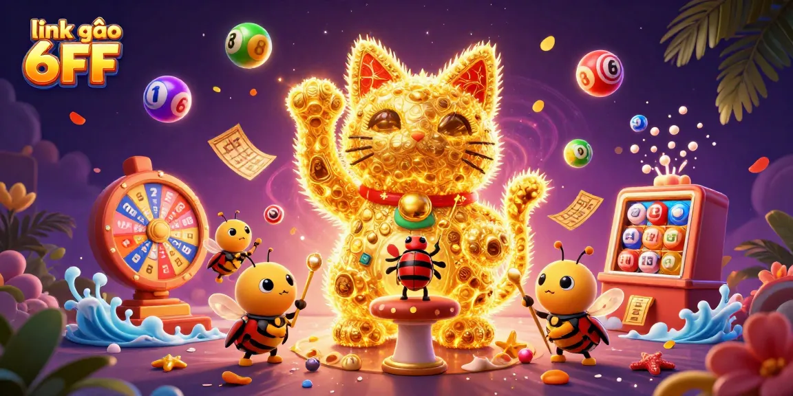 Engage with link vào 6FF for vibrant 3D casino fun featuring a lucky cat and dynamic lottery elements.