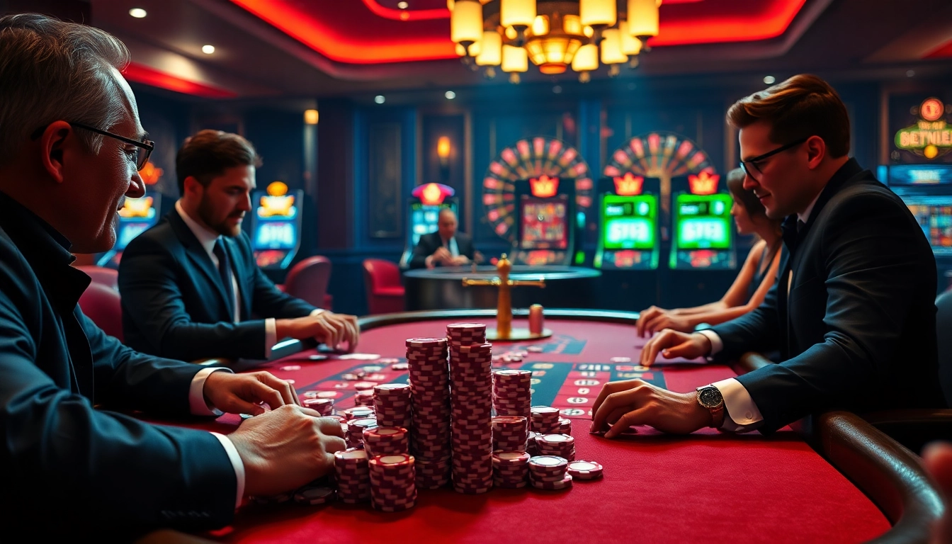 Experience high-stakes play at the SV66 casino table with vibrant chips and exhilarating action.