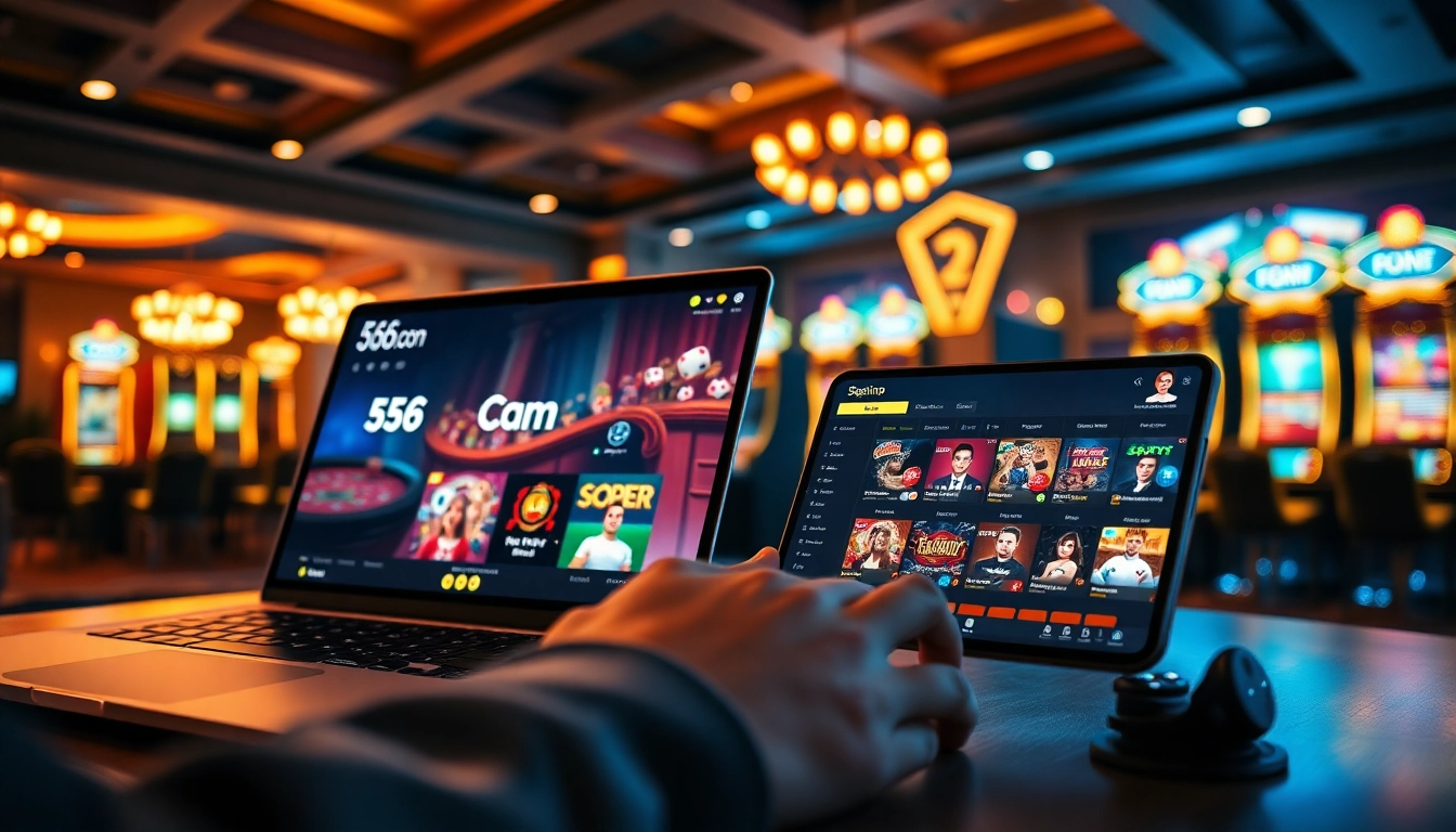 Exciting online gaming interface on 566.con showcasing casino, sports betting, and user engagement.