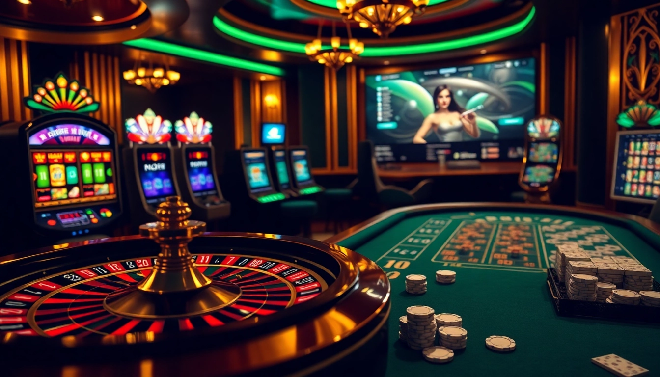 Experience the excitement of high-stakes betting with professionals at https://888vi.codes/, featuring luxurious casino tables and vibrant slot machines.