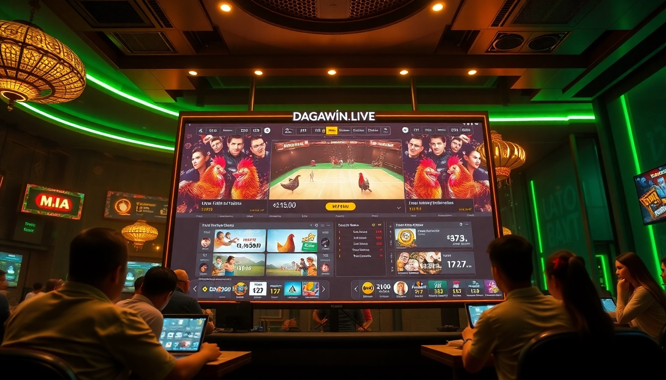 Experience live chicken fighting on dagawin.live with exciting betting options.