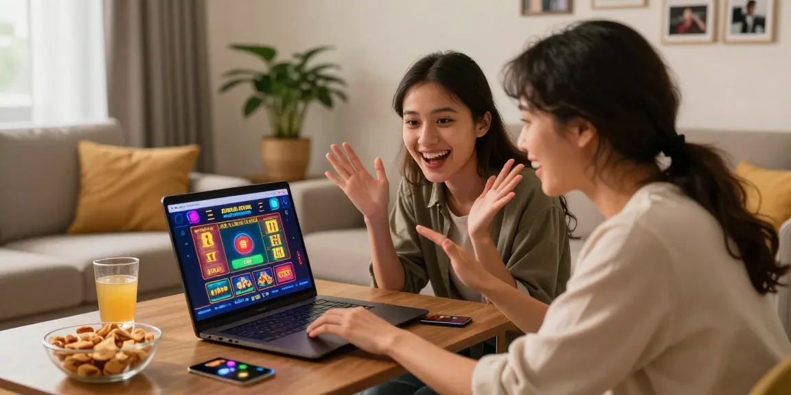 Enjoying a gaming night at home with https://chps.org.uk/ showcasing credit card casino options and vibrant game graphics.