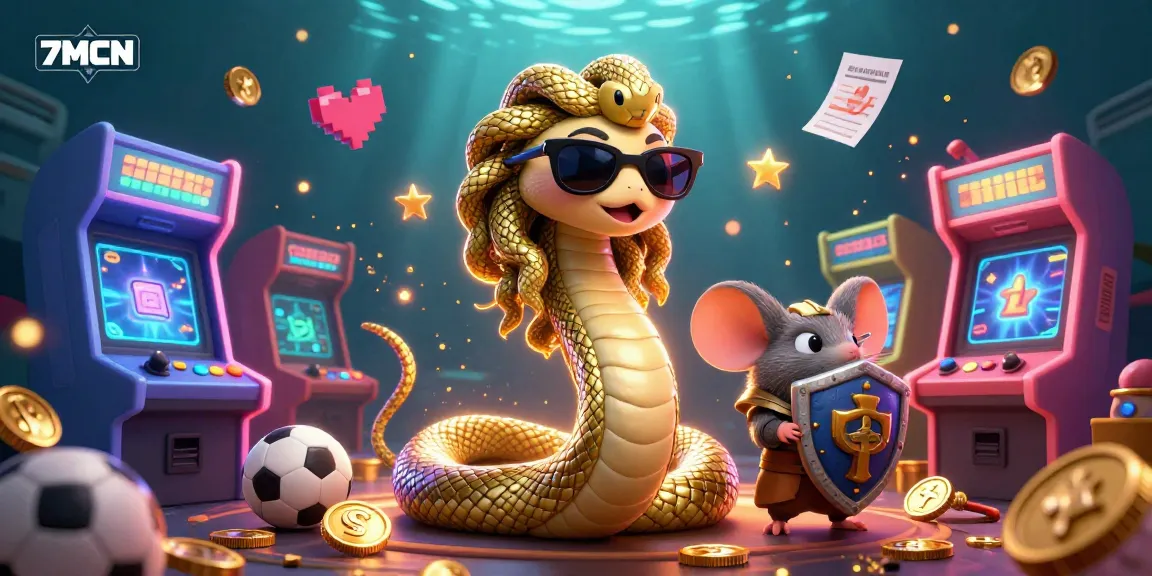 Engage with 7MCN as Medusa and a warrior mouse battle with dynamic betting elements.