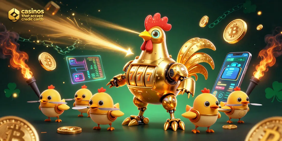 Engage with casinos that accept credit cards featuring vibrant 3D characters, slot elements, and dynamic crypto graphics.