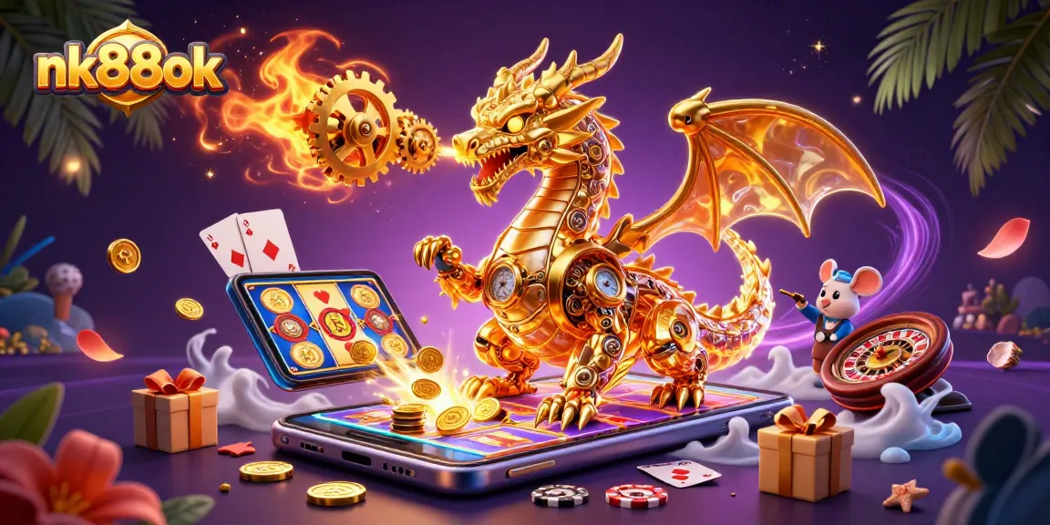 Experience the thrill of play at nk88ok with golden dragon and exciting casino game elements.