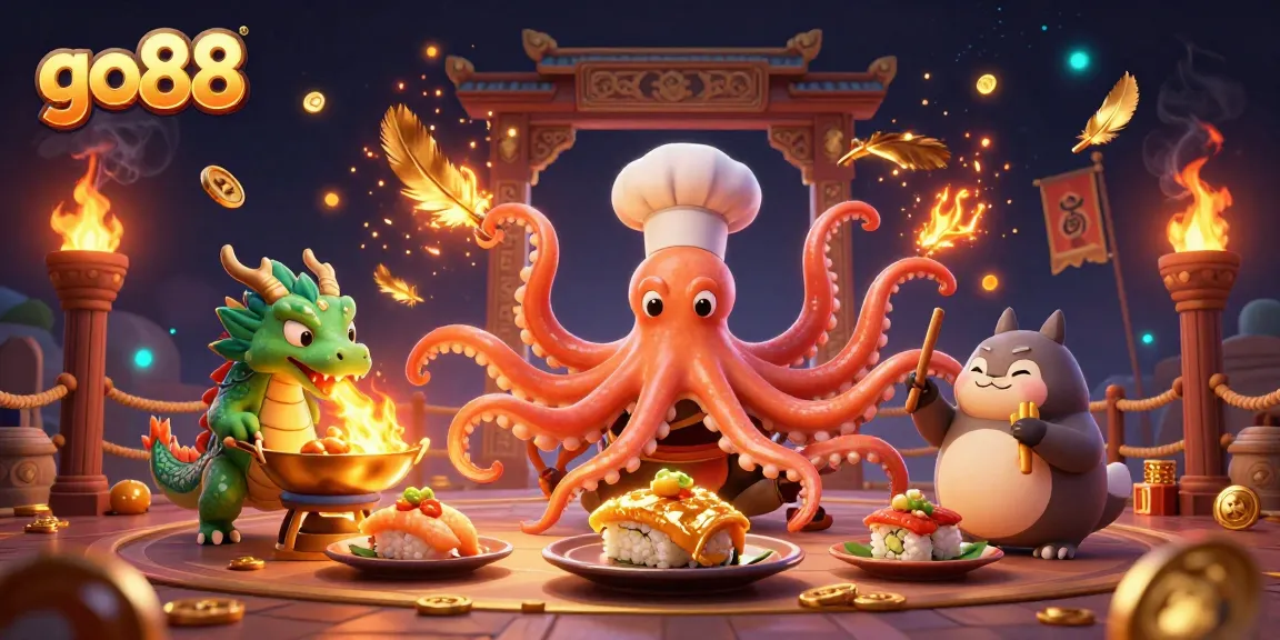 Experience excitement with casino action at go88, featuring vibrant gaming characters and dynamic elements.